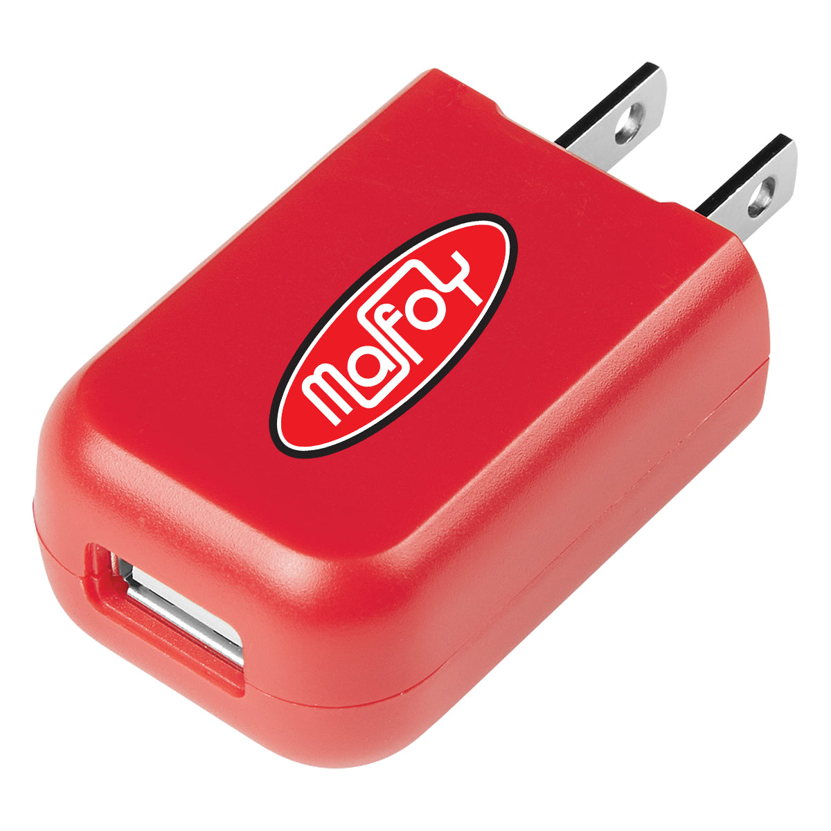 Rectangular USB A/C Adapter