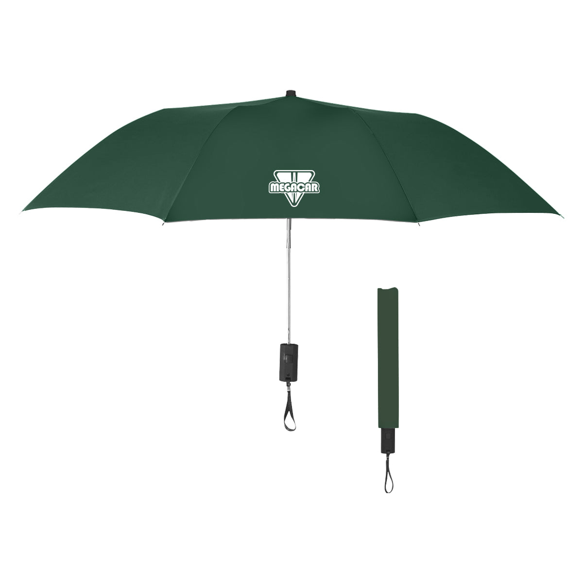 44" Telescopic Folding Umbrella