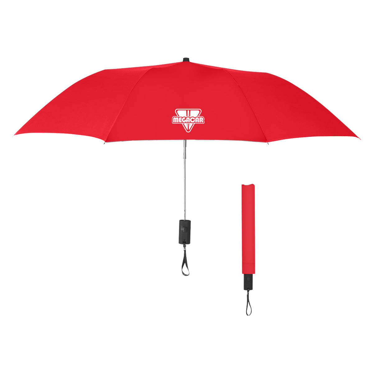 44" Telescopic Folding Umbrella