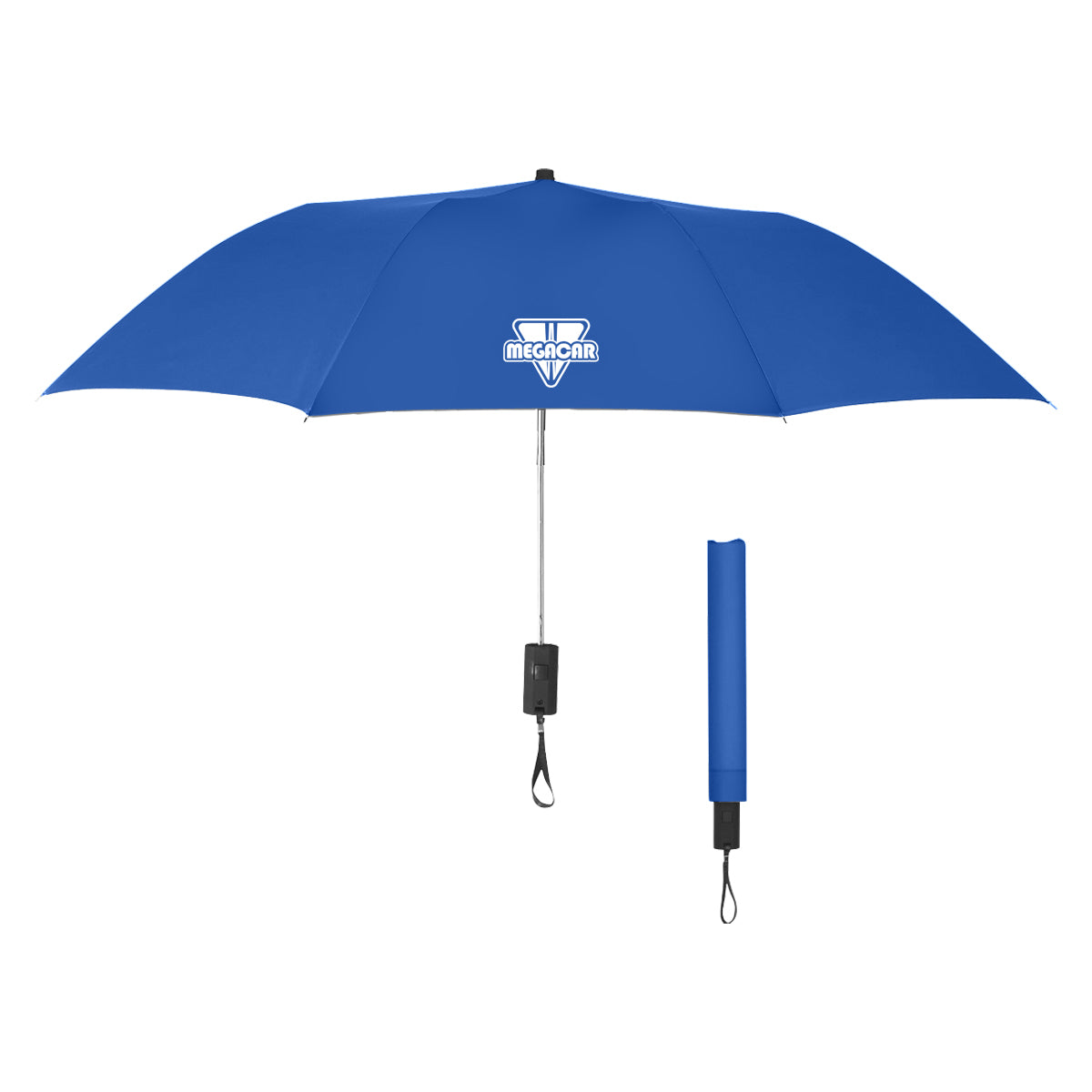 44" Telescopic Folding Umbrella