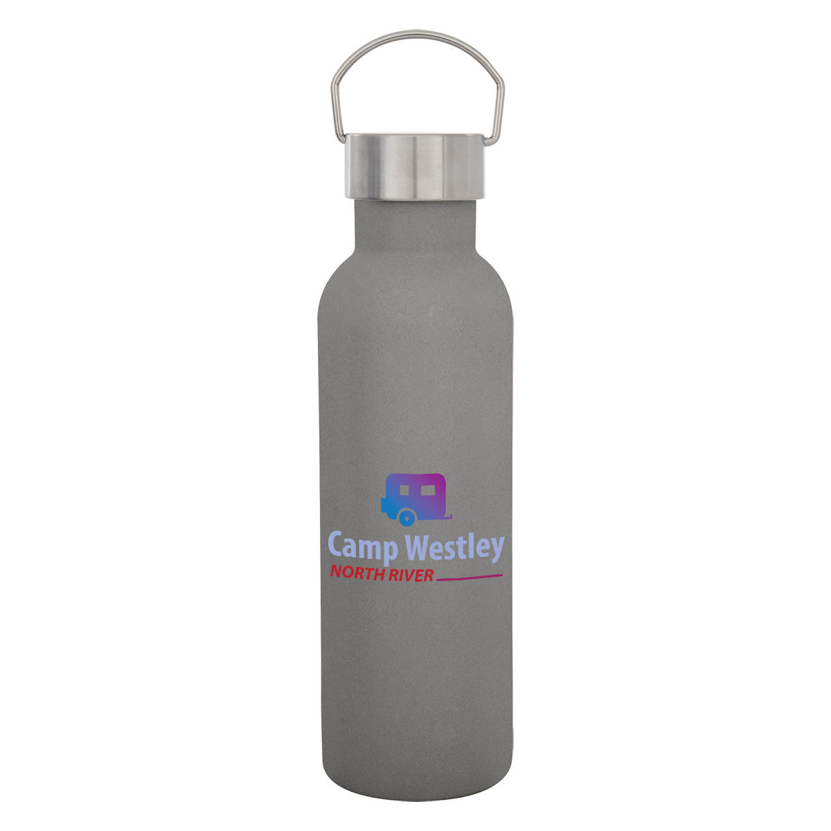 28 oz. Stainless Steel Bottle with Loop Handle