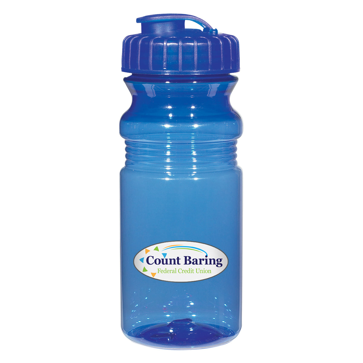 20 oz. Poly-Clear Bottle with Flip Lid