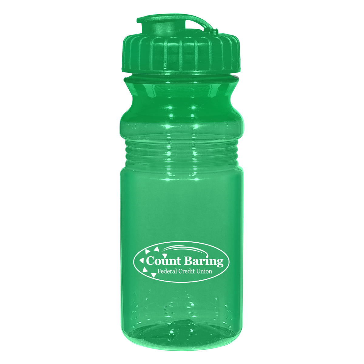 20 oz. Poly-Clear Bottle with Flip Lid