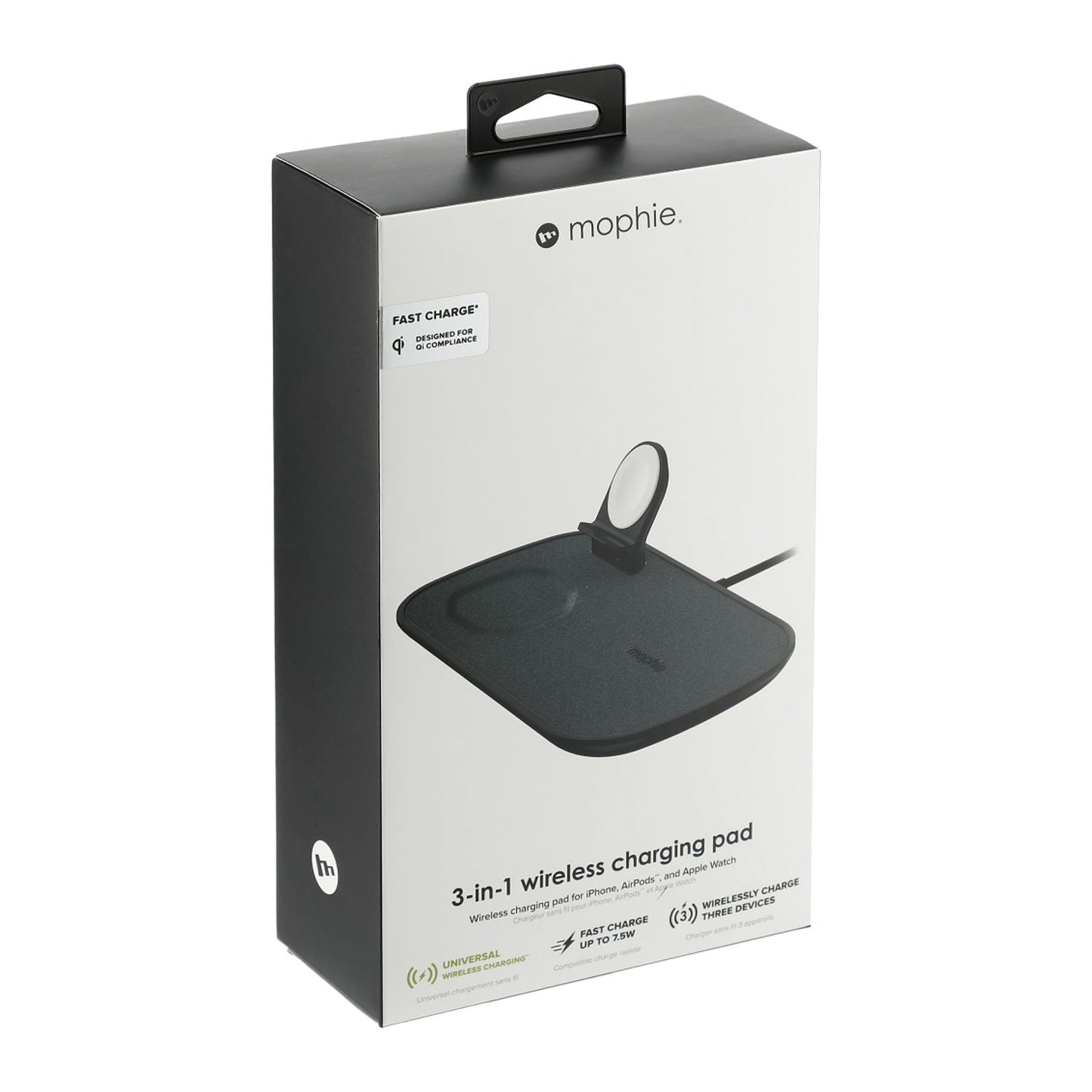 mophie 3-in-1 Fabric Wireless Charging Pad