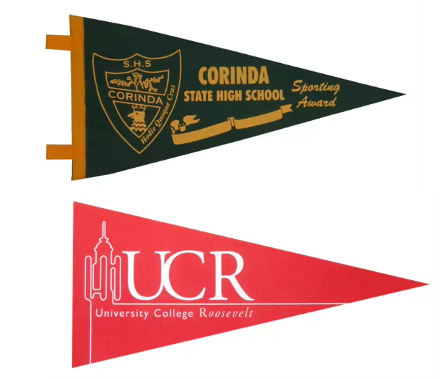 Custom Felt Pennant - 4x10"