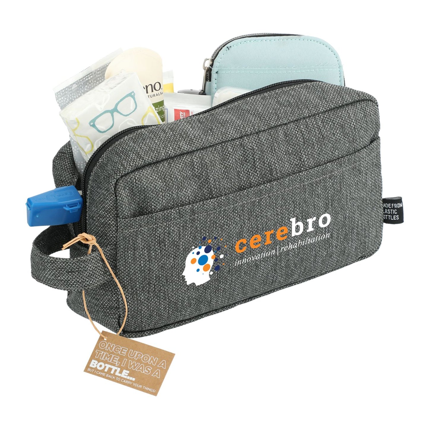 Recycled Travel Zipper Pouch