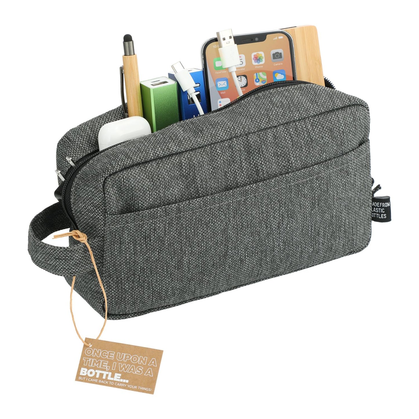 Recycled Travel Zipper Pouch