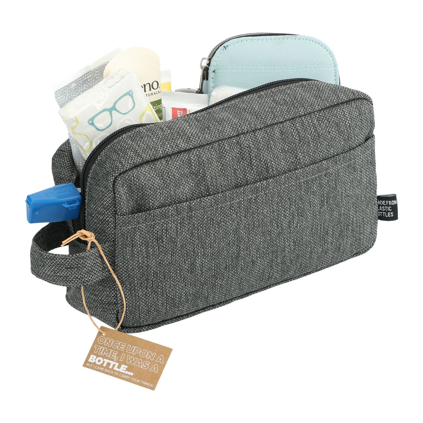 Recycled Travel Zipper Pouch