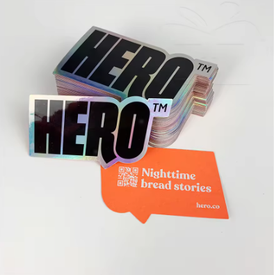Holographic Vinyl Stickers - 3"