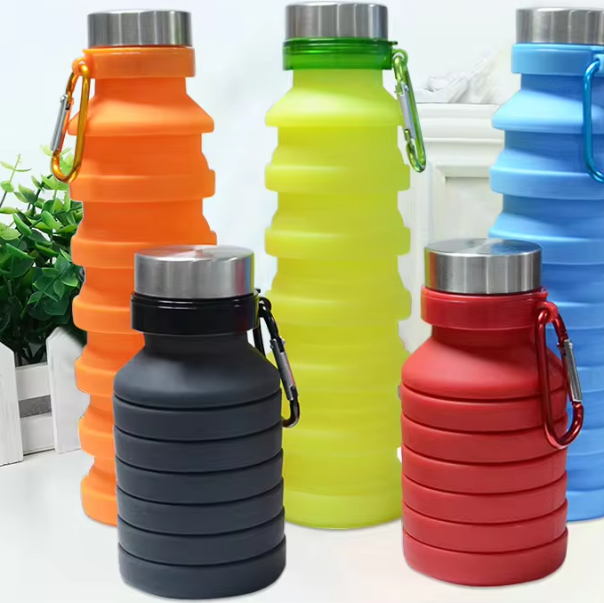 17 oz Collapsible Bottle with Carabiner