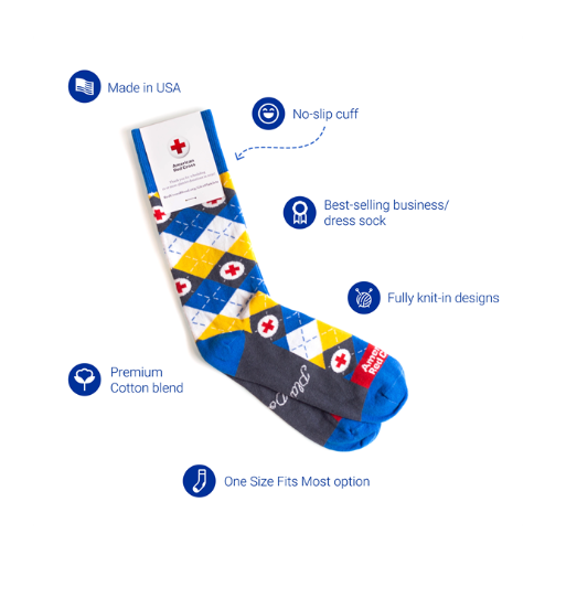 Custom Cotton Crew Socks