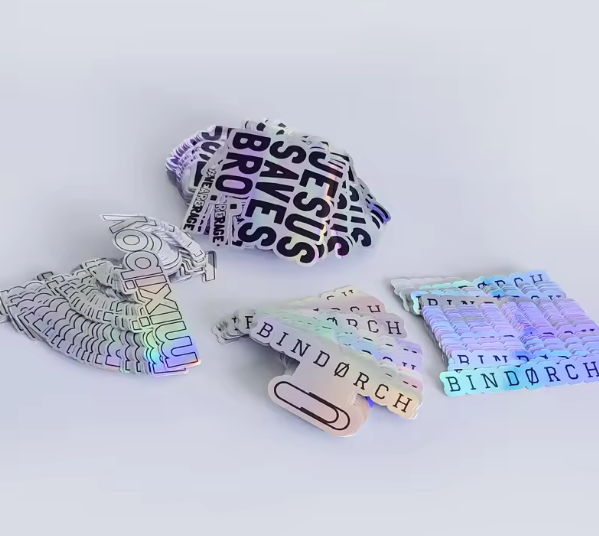 Holographic Vinyl Stickers - 3"