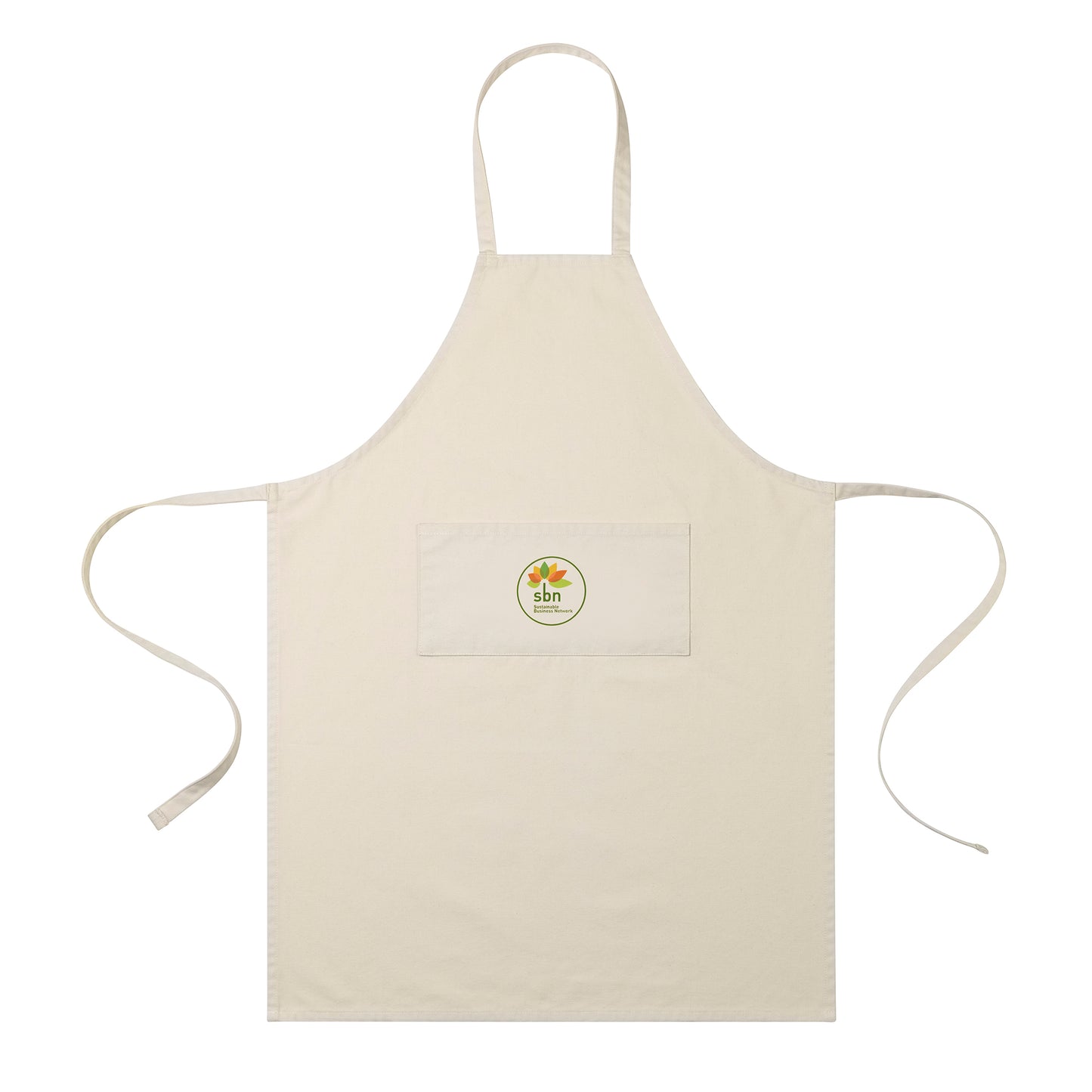 Cotton Bib Front Apron With Pocket