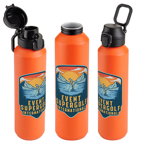 27 oz Aluminum Bottle with Flip Top Lid