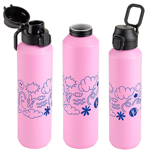 27 oz Aluminum Bottle with Flip Top Lid