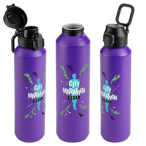 27 oz Aluminum Bottle with Flip Top Lid