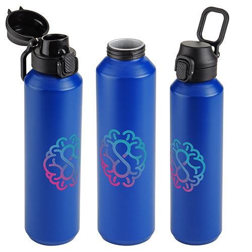 27 oz Aluminum Bottle with Flip Top Lid