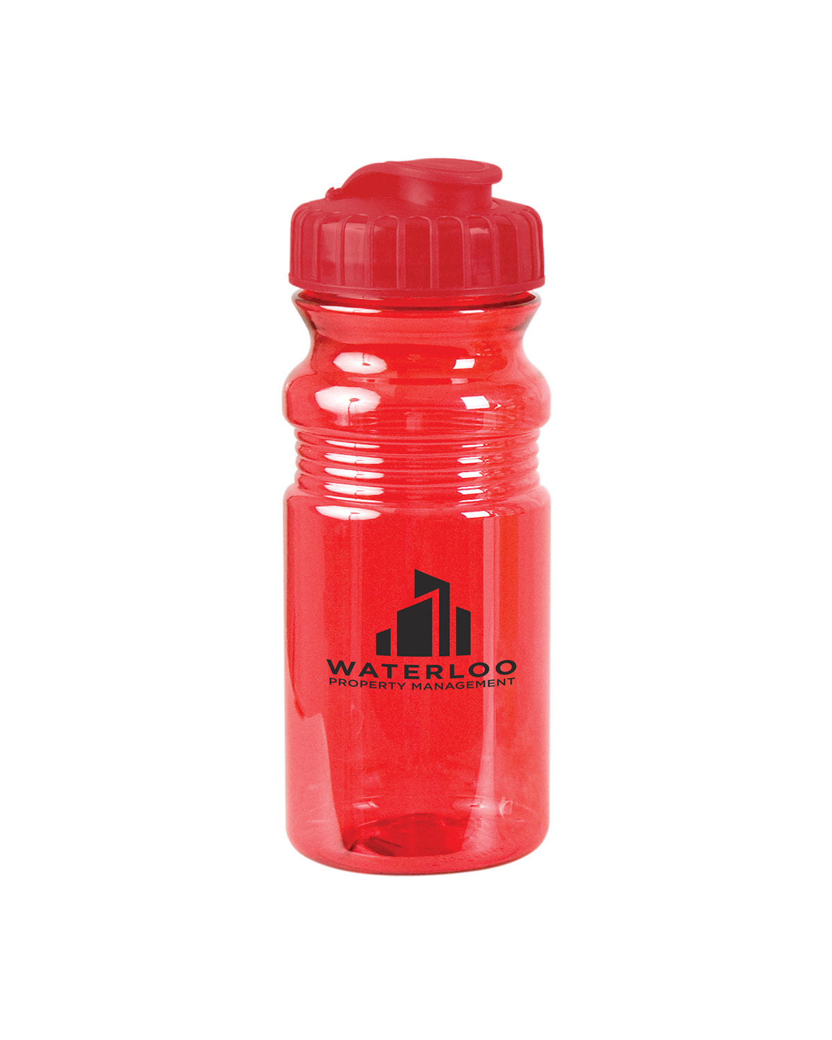 20 oz. Poly-Clear Bottle with Flip Lid