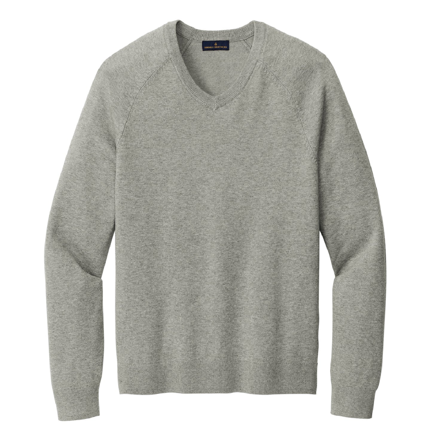 Brooks Brothers Cotton Stretch V-Neck Sweater
