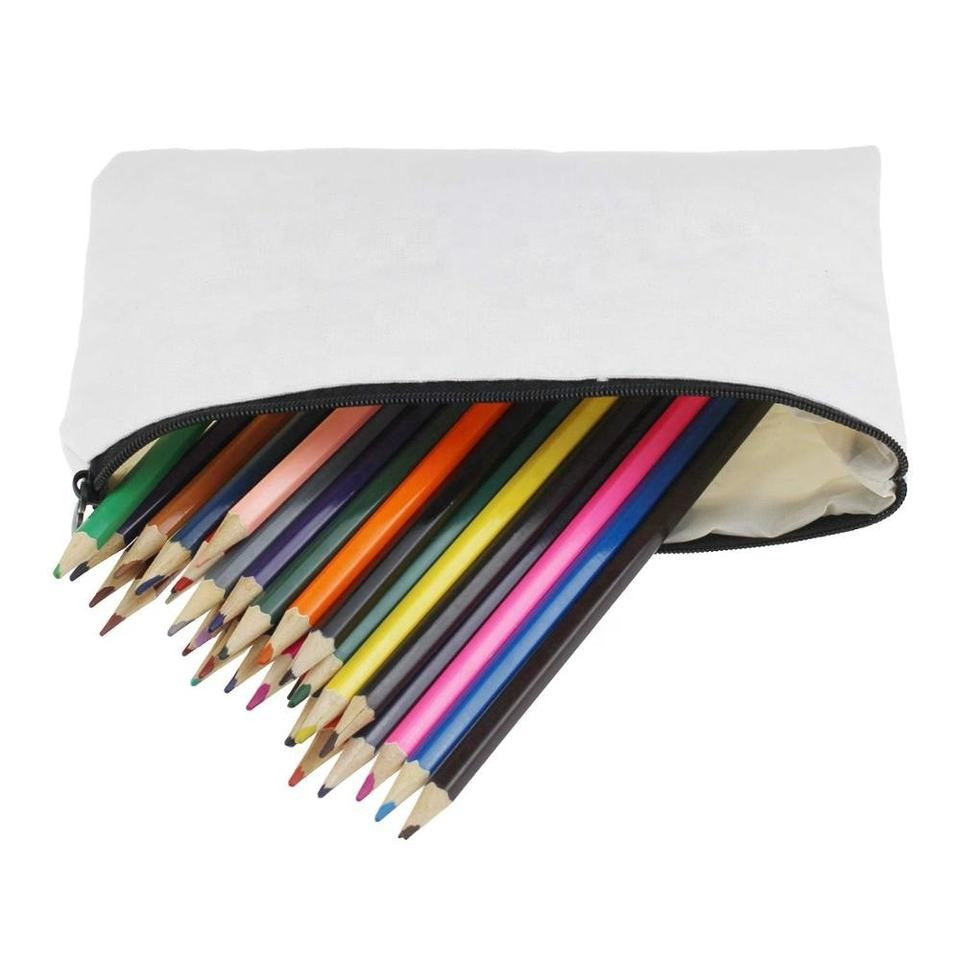 Canvas Zipper Pouch - 9.25x7"