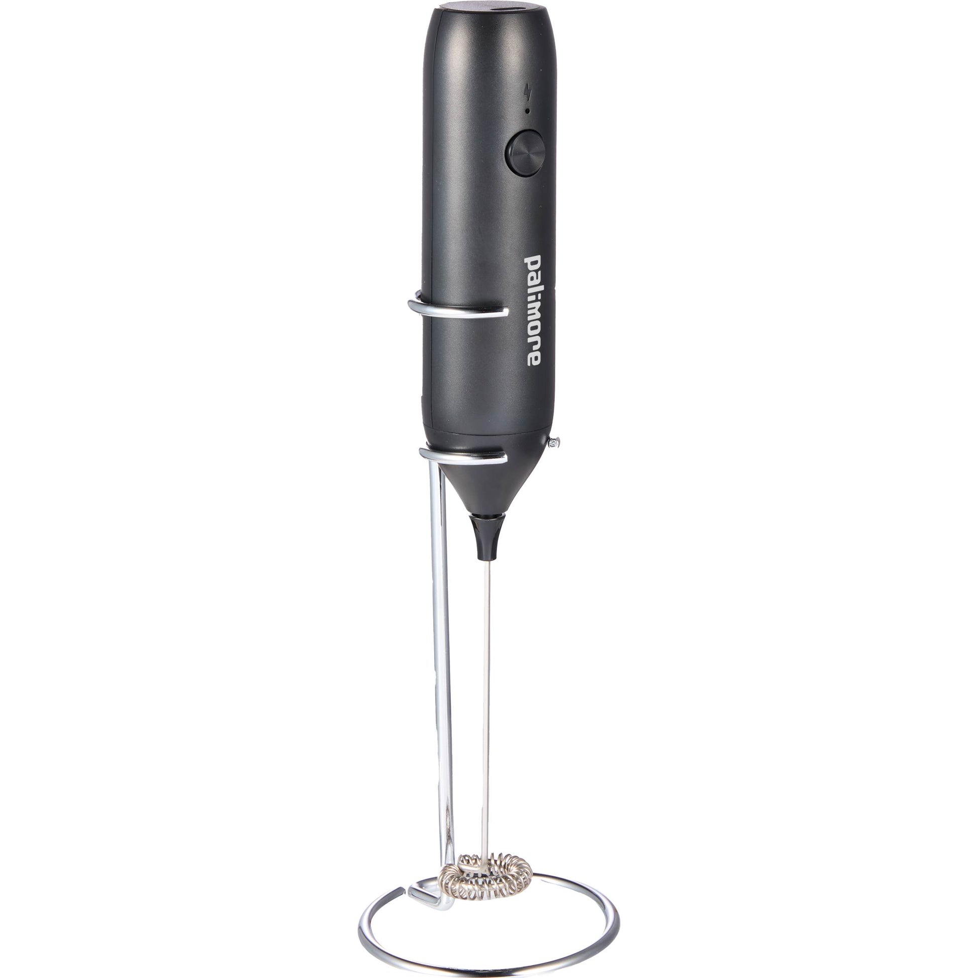 Rechargeable Handheld Milk Frother with Stand with custom logo