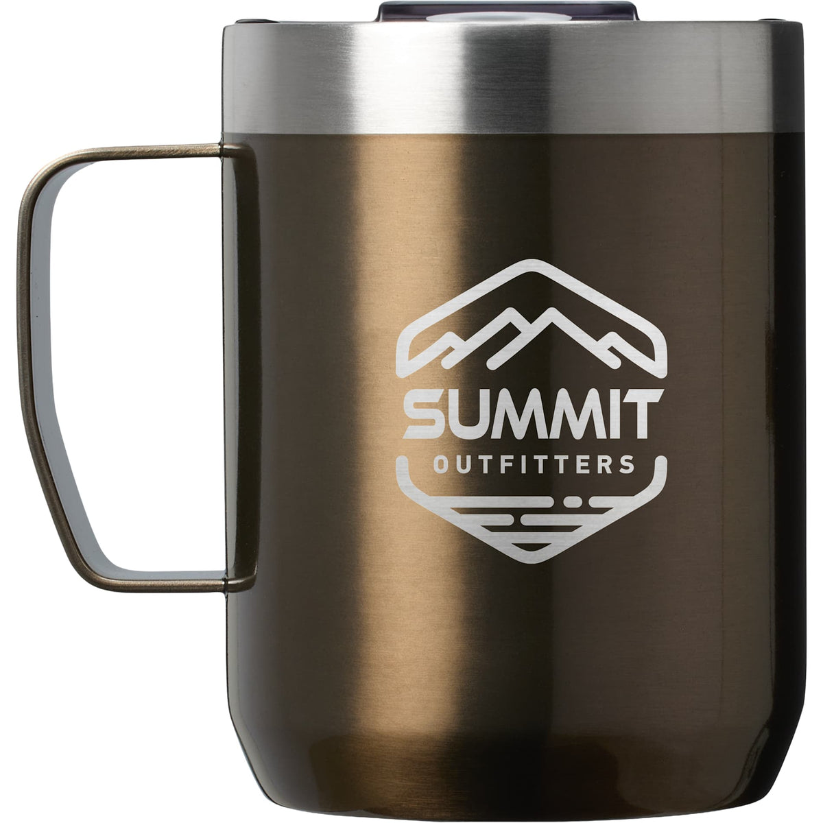 Stanley Classic Legendary Camp Mug 12 oz in Gun Metal with sample logo