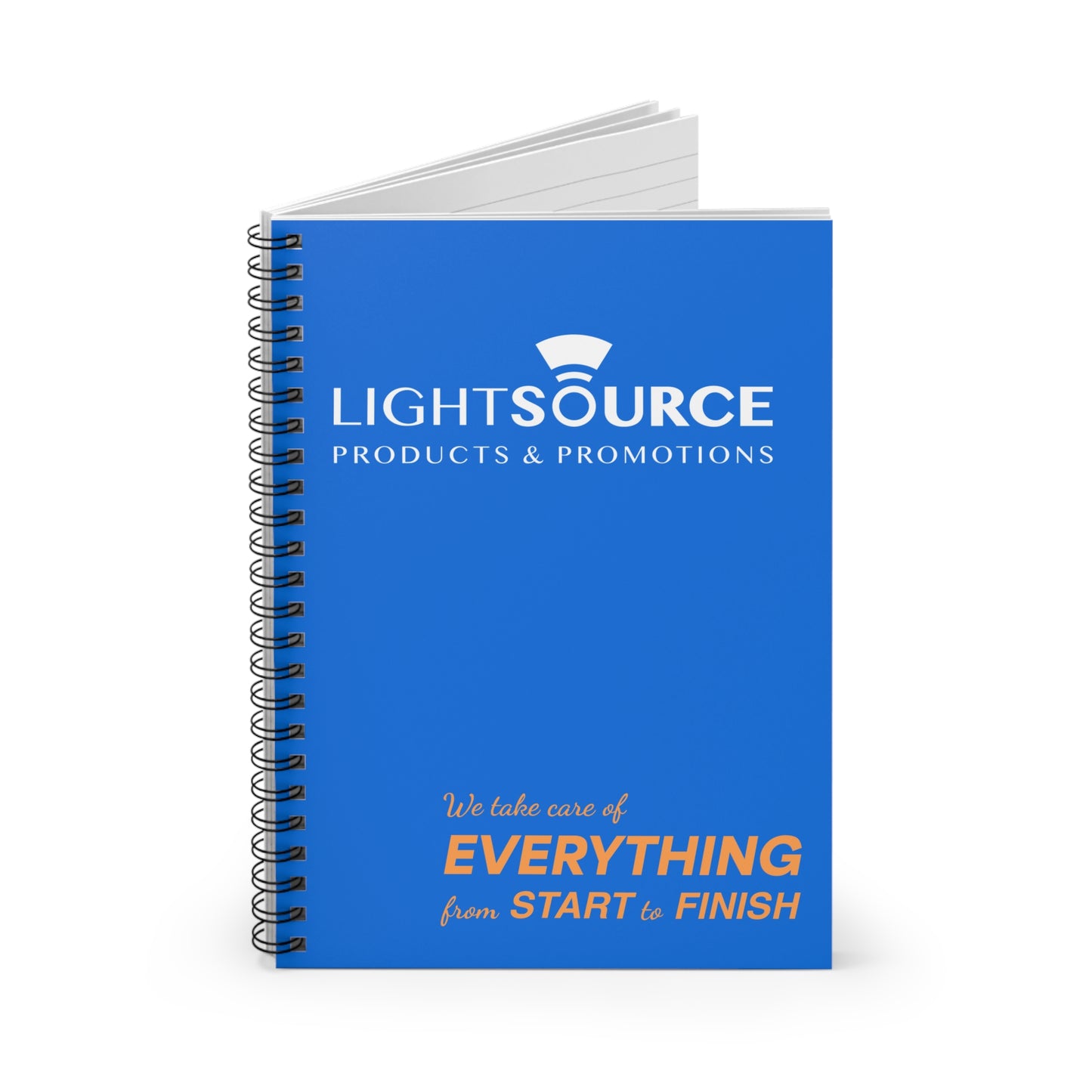Ligthsource Spiral Notebook - Ruled Line