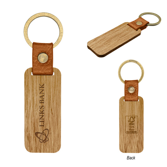 Wood Key Ring