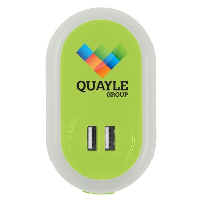 Nightlight With Dual USB Ports
