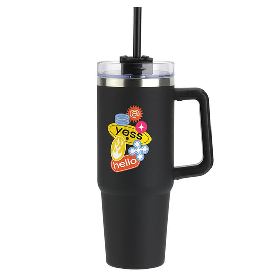 30 oz. Vacuum Insulated Stainless Steel Mug with C Handle