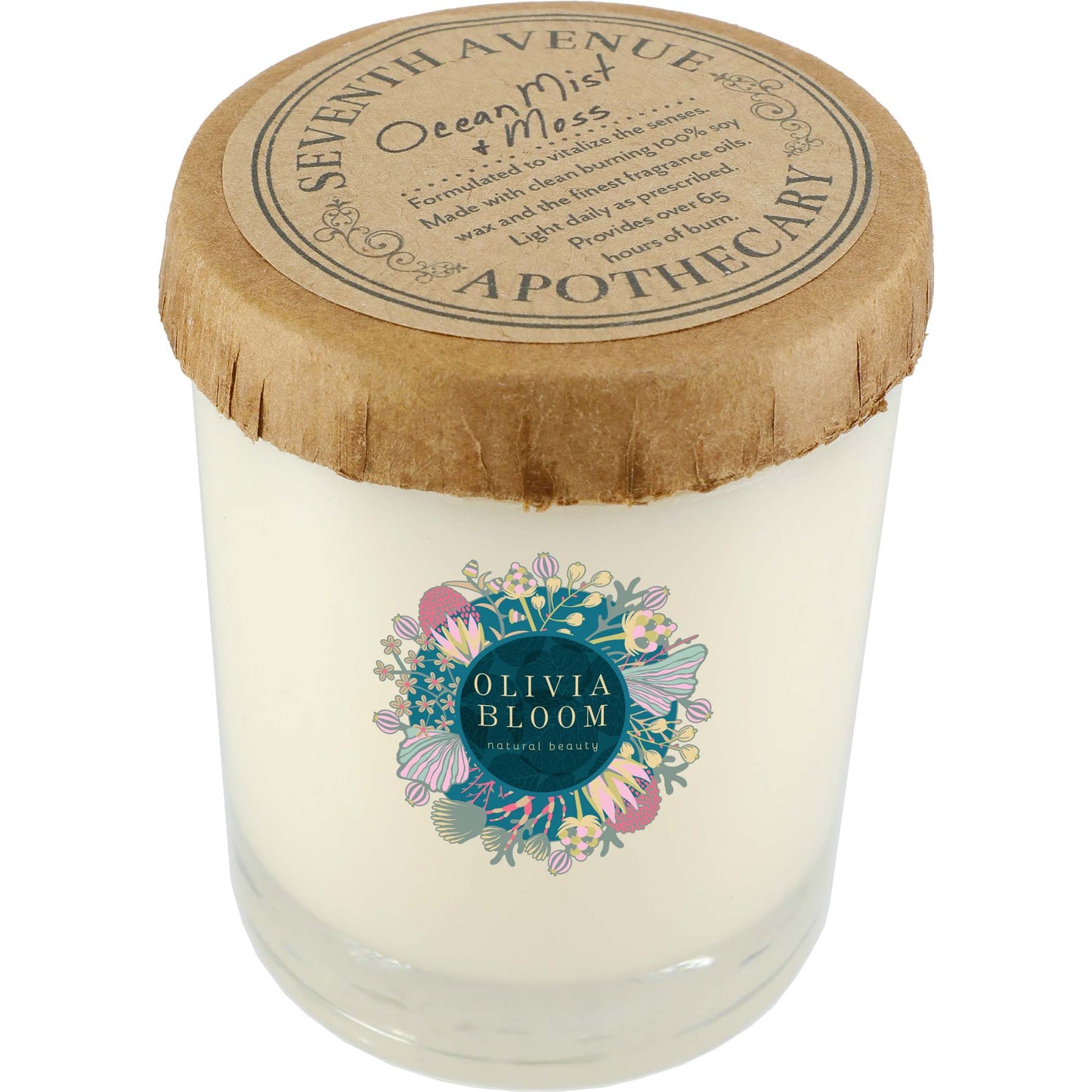 11 oz Glass Jar Candle with custom logo