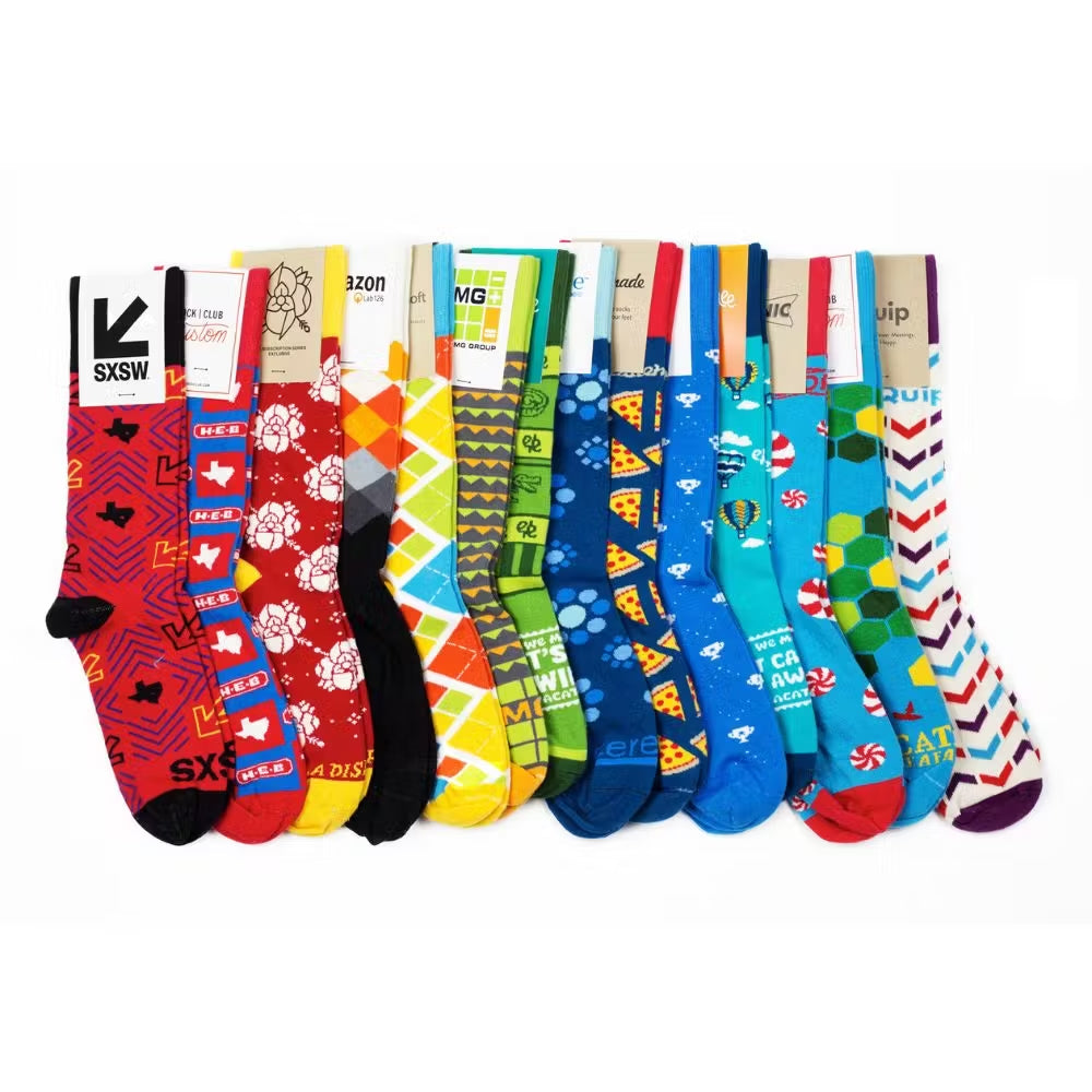 Custom Cotton Crew Socks