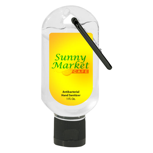 1 oz Hand Sanitizer With Carabiner