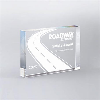 Custom Acrylic Block Award - 5x3"