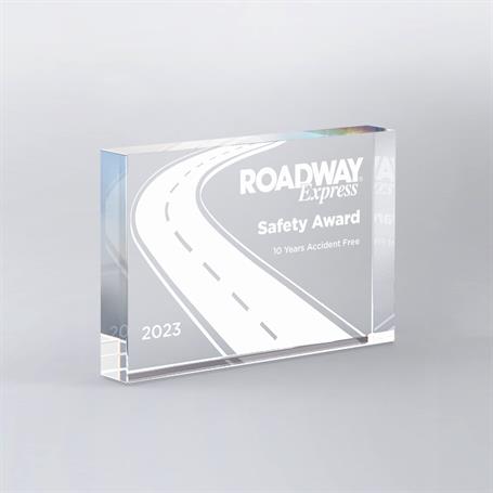 Custom Acrylic Block Award - 5x3"