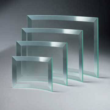 Beveled Jade Crescent Plaque