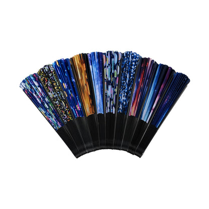 Full Color Folding Bamboo Fan