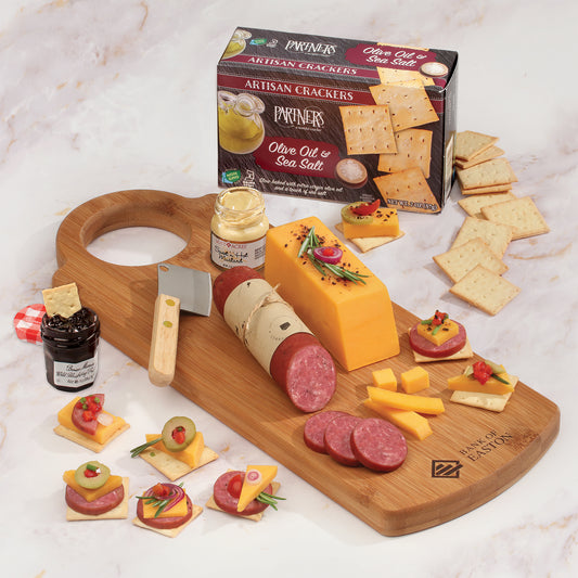 Sausage and Cheese Charcuterie Board