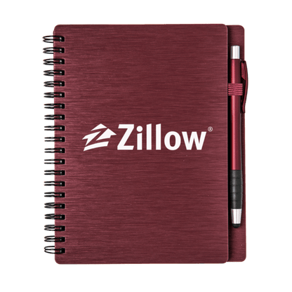 Metallic Notebook Set with Stylus Pen