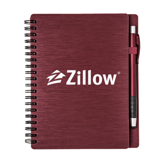 Metallic Notebook Set with Stylus Pen