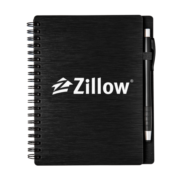 Metallic Notebook Set with Stylus Pen