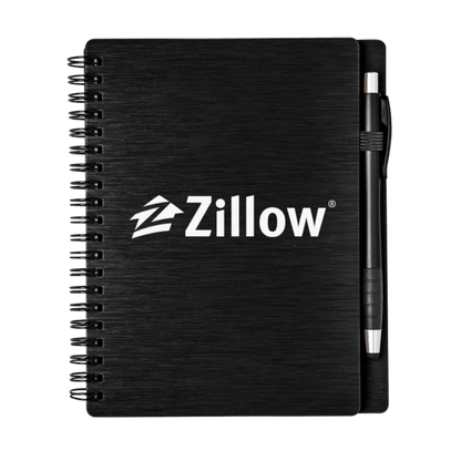 Metallic Notebook Set with Stylus Pen