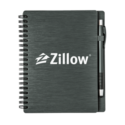 Metallic Notebook Set with Stylus Pen