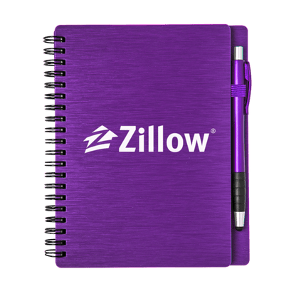 Metallic Notebook Set with Stylus Pen