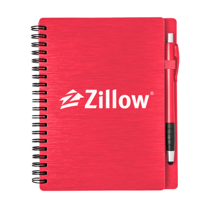 Metallic Notebook Set with Stylus Pen