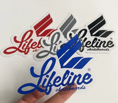 Transparent Vinyl Stickers - 3"