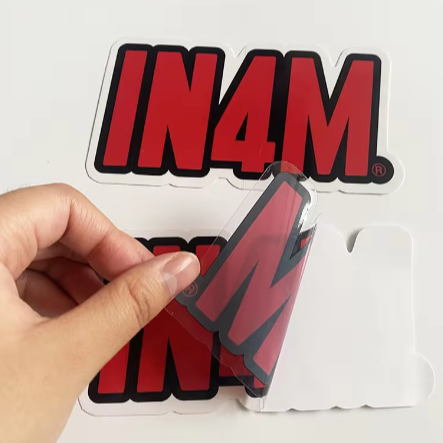 Transparent Vinyl Stickers - 3"