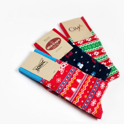 Custom Cotton Crew Socks