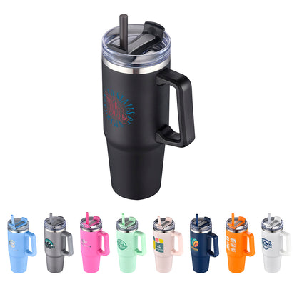 30 oz. Vacuum Insulated Stainless Steel Mug with C Handle
