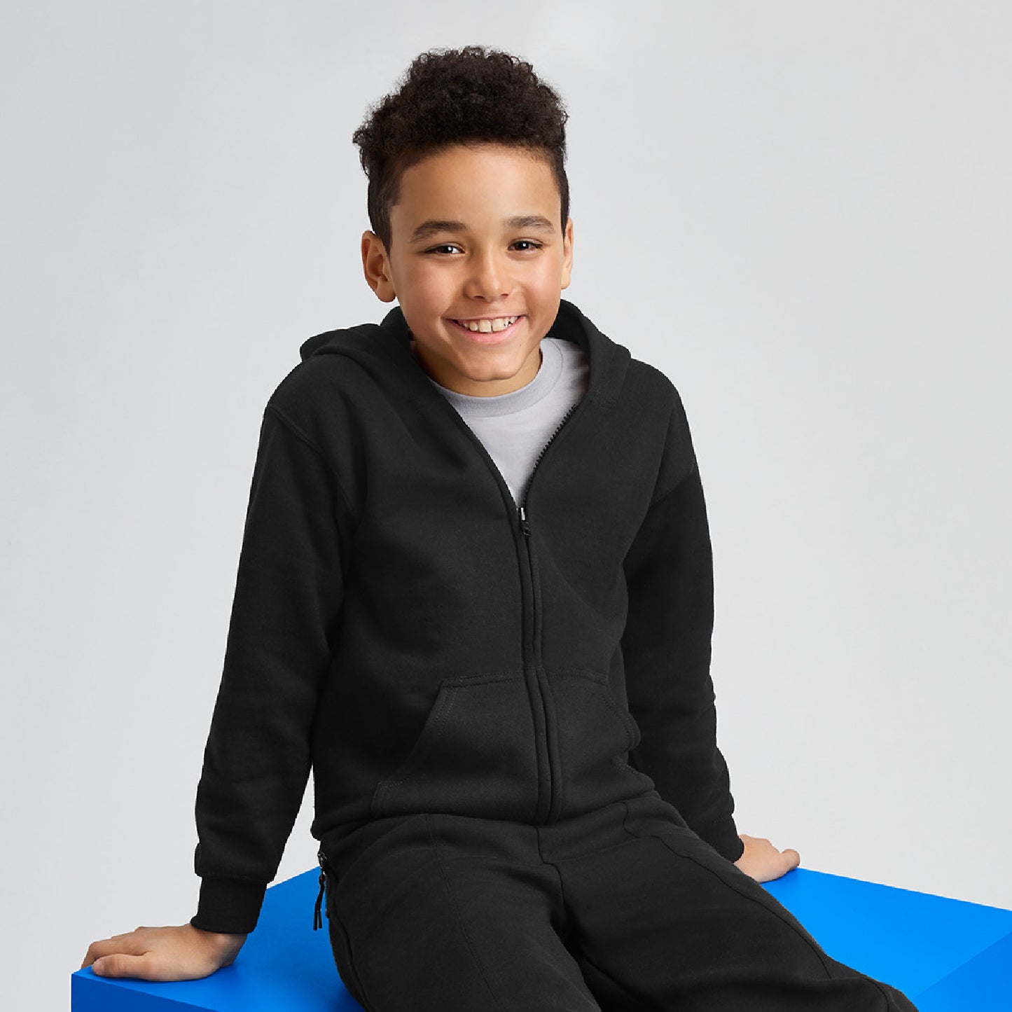 Gildan Youth Heavy Blend Full-Zip Hooded Sweatshirt